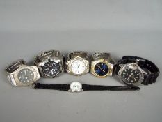 A collection of watches to include Sekonda, Accurist, Avia and similar.