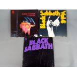 Black Sabbath - Three Black Sabbath albums, all Vertigo, comprising Master of Reality,