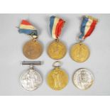 Two World War One (WWI) medals comprising Victory Medal named to 29195 PTE. A. COOK. R. S.