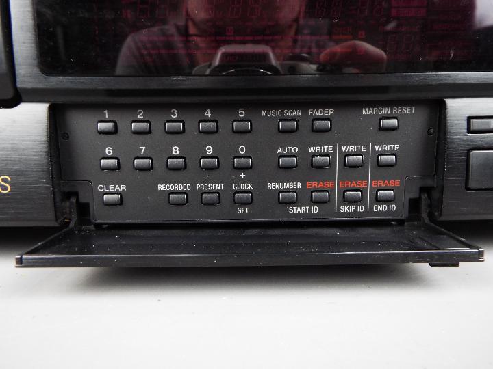 A Sony DAT, Digital Audio Tape deck, model 59ES, with remote and box of blank tapes. - Image 3 of 8