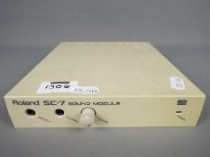 A Roland Sound Canvas SC-7 General Midi Sound Module.