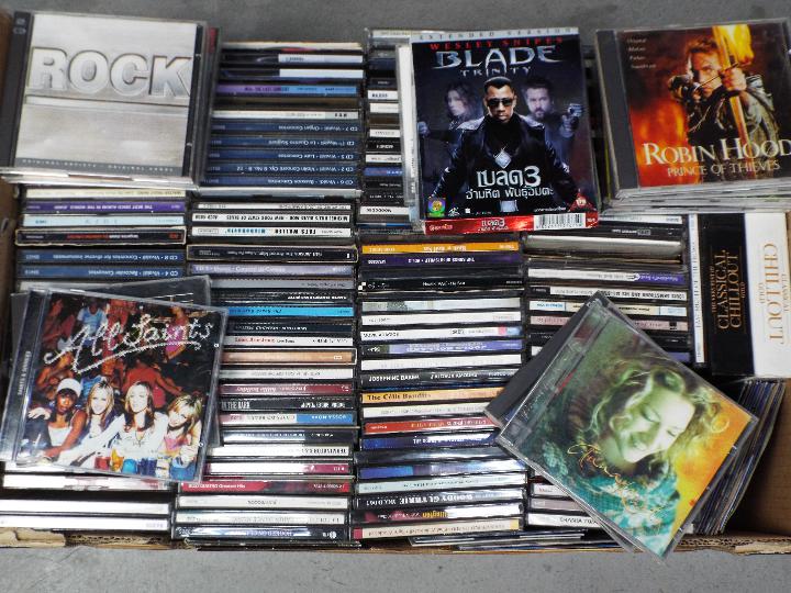 A large quantity of compact discs, various genres, one box.