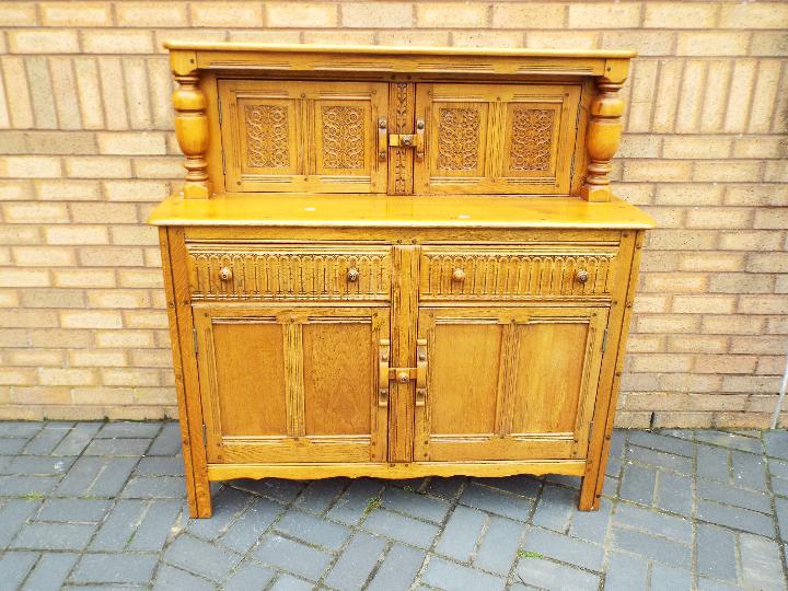 A large sideboard approximately 129 cm x 125 cm x 50 cm. - Image 3 of 3