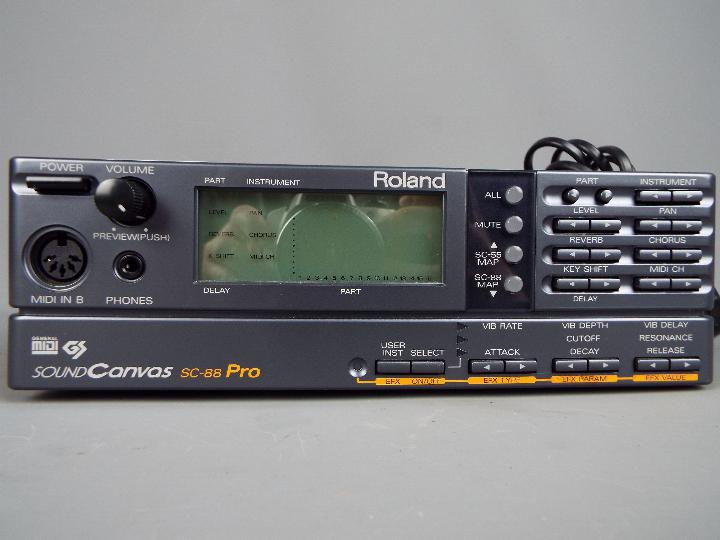 A Roland Sound Canvas SC-88 Pro sound module. - Image 3 of 6