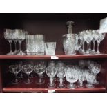 A quantity of good quality glassware to include Waterford Crystal, Villeroy & Boch,
