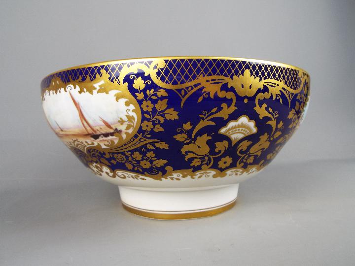 A limited edition Spode Marco Bowl decorated with a nautical scene, - Image 3 of 8