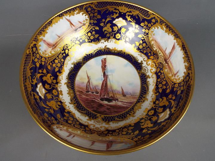 A limited edition Spode Marco Bowl decorated with a nautical scene, - Image 6 of 8