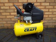 A Powercraft PC270/24 air compressor.