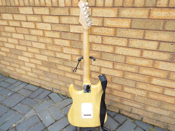 An Aria six string STG Series, Stratocaster type, electric guitar with carry case. - Image 6 of 12