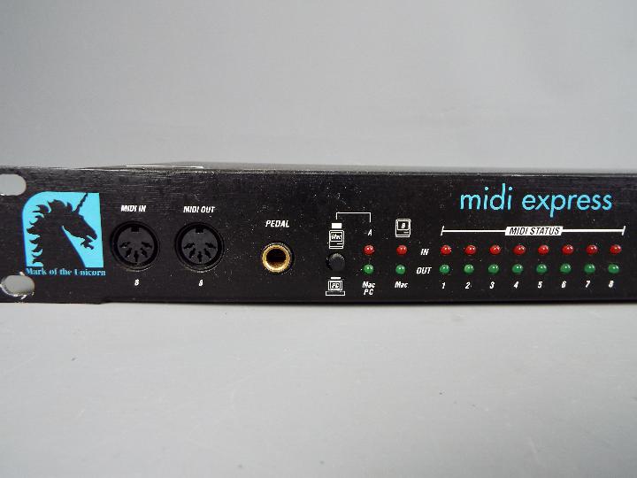 A MOTU Midi Express 8 x 8 128 Channel Midi Interface - Image 3 of 9