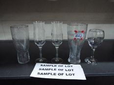 Glassware - three boxes of drinking glas