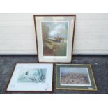 Three hunting related prints to include an Artist's Proof after Ros Goody entitled 'The Cheshire