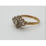 9ct Gold - a 9ct yellow Gold ring, size I ½, approx weight 1.74 grams all in.