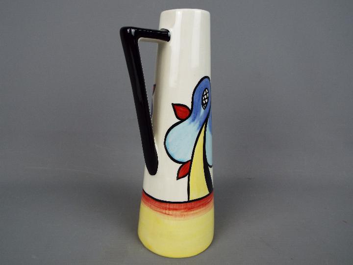 Lorna Bailey - a Lorna Bailey ceramic jug decorated in the Lakeside pattern, approx height 23 cm. - Image 2 of 3