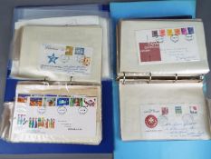 Philately - Two binders containing GB and Malta first day covers 1970's and 1980's.