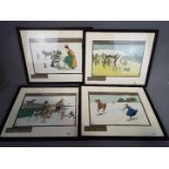 After Lionel Edwards & Lance Thackeray, a set of four equine related prints, 'Lot 1. Kitty.