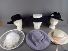 A collection of lady's hats to include Connor, Franco Di Tardo, Warren York,
