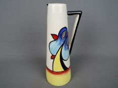 Lorna Bailey - a Lorna Bailey ceramic jug decorated in the Lakeside pattern, approx height 23 cm.