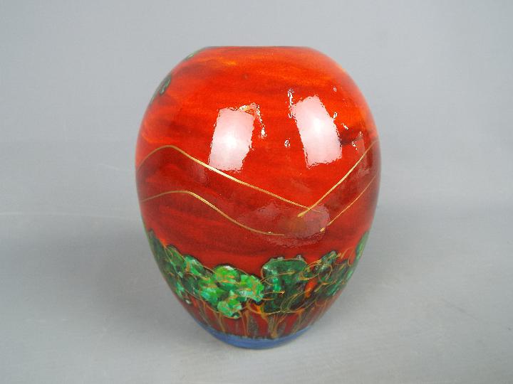 Anita Harris - a Anita Harris ceramic vase decorated with bats, - Image 2 of 4