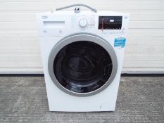 A Beko washer-dryer, model number WDX850130W.