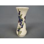 Moorcroft - a Moorcroft vase decorated in the Blue Harmony pattern,