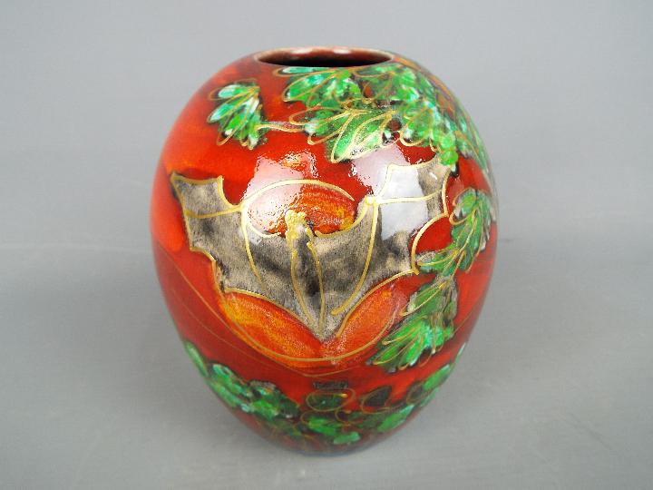 Anita Harris - a Anita Harris ceramic vase decorated with bats,