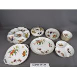 Royal Worcester - A quantity of Royal Worcester 'Evesham' pattern dinner and tea ware comprising