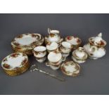 Royal Albert - A quantity of Royal Albert Old Country Roses dinner and tea wares comprising 8