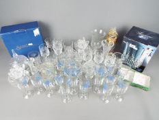 A collection of mixed glassware.