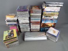 A collection of DVD's CD's and cassettes, various.