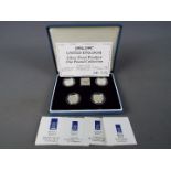 A Royal Mint Silver Proof Piedfort One Pound Collection 1994-1997,