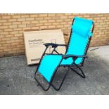 Two SupaGarden, Zero Gravity Chair, folding garden chairs, contained in original boxes.