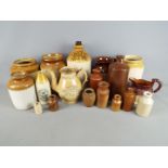 Various stoneware to include Bourne Denby jugs, S. F.
