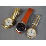 Three gentleman's wristwatches