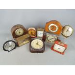 A mixed lot of ten vintage clocks to include a Temco, Smith Sectric, Ingersoll, Beltime, Westclox,