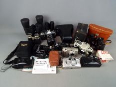 Photography - A collection of cameras to include Nikon F60,
