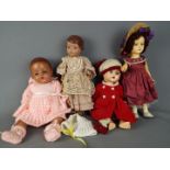 British National Dolls - a collection of four dolls comprising a British National Doll with