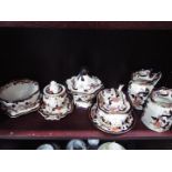 Various Masons Ironstone 'Mandalay' pattern pieces to include jugs, tureen,