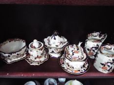 Various Masons Ironstone 'Mandalay' pattern pieces to include jugs, tureen,