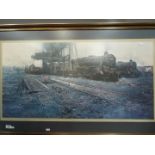 David Shepherd - A signed, limited edition colour print entitled 'Black Five Country',