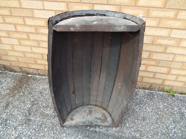 A vintage half barrel, - Image 4 of 4