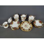 Royal Albert - Nineteen pieces of Royal Albert 'Old Country Roses' comprising cups, saucers,