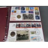 A collection of Philatelic/Numismatic first day covers including Royal, Military,