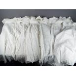 Six vintage Christening gowns.