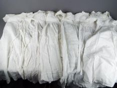 Six vintage Christening gowns.