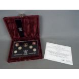 A Royal Mint 1996 United Kingdom silver proof Anniversary Coin Collection commemorating the 25th