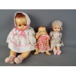 Roddy Dolls - a collection of three Roddy dolls to include a composition doll with jointed arms,