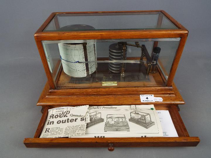 A Chadburns Ltd, Liverpool cased barograph, - Image 3 of 5