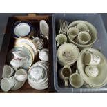A mixed lot of ceramics to include Royal Doulton dinner and tea wares in the Bredon Hill pattern,