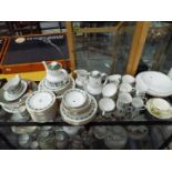 A quantity of Royal Doulton dinner and tea wares in the 'Tapestry' pattern,